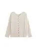 Cardigã de tricô básico liso para mulheres plus size, estilo outono 2026, para mulheres plus size, gola redonda, corte solto, jaqueta afunilada 25196