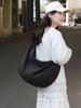 2024 Novo Estilo Bolsa Leve Feminina Grande Capacidade Tecido de Nylon Simples Ombro Feminino Bolsa Axilas Estilo Japonês Tote Bag
