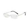 Gafas de Qin Hao del Mismo Estilo para Hombre, Gafas Sin Montura Ultraligeras de Titanio Puro de Zhang Dongsheng, Se Pueden Montar con Lentes Graduadas, Luz Azul Anti-Reflejo, Monturas de Gafas de Sol Fotocromáticas para Negocios