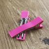 Horquilla de doble punta para joyería confeccionada, accesorios hechos a mano, material de bricolaje, clip de metal.