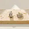 Brincos Redondos de Alta Qualidade, Modernos, Leves e Luxuosos, Versáteis para o Dia a Dia, Acessórios Simples e Elegantes