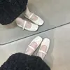 Zapatos Planos para Mujer que Aumentan la Altura 2025, Suela Suave, Cómodos, Hebilla de Una Correa, Versátiles, Puntera Cuadrada, Remaches, Zapatos Planos Mary Jane