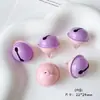 Accesorios para Joyería de Campanilla Pequeña con Combinación de Colores Lindos Llavero Color Caramelo Pintura Metálica Material para Pulsera DIY
