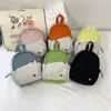 Bolso de pecho con bloques de color transfronterizo para estudiantes, mochila pequeña para viajes, bolso cruzado casual 2026, mochila deportiva de gran capacidad