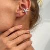 Joyería Transfronteriza Europea y Americana Estilo Oceánico Fiesta Pendientes de Botón de Estrella Exagerados Personalidad Vacaciones Playa Pendientes Metálicos de Estrella de Mar