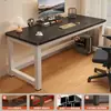 Escritorio de Computadora para Dormitorio, Escritorio para Estudio en Casa, Escritorio Sencillo de Sobremesa para Vivienda de Alquiler, Escritorio de Oficina Rectangular Moderno Minimalista