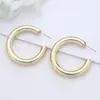 Pendientes de C-shape de Moda con Sentido de Diseño de Nicho para Mujer, Pendientes de Botón Versátiles y Modernos, Pendientes de Botón Geométricos, Joyería de Oreja Exquisita y Elegante para Mujer