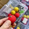 Kit de Boias Luoyang com Argolas em Oito, Stopers (Space Beans), Kit de Chumbadas de Balança, Equipamento de Pesca, Boias e Montagens de Pesca