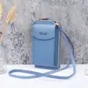 Bolsa Dulce para Teléfono Móvil para Mujer Portátil Combinable con Todo Cremallera Pequeña Bolso Cruzado Multifuncional Gran Capacidad Monedero para Tarjetas