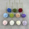 Flores Artificiales Nuevas para Boda Transfronterizas, Paletas de Dulce, Hortensias, Flores Secas, Arreglo de Piso para Salón de Bodas, Decoración de Pared de Fondo, Materiales Florales, Flores Falsas
