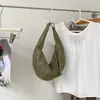 Bolso Dumpling de Cuero PU Suave Estilo Ins Coreano, Bolso de Media Luna de Nicho para Viajes Diarios con un Toque de Lujo, Bolso de Mano de Moda para el Hombro