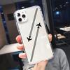 Funda de teléfono para viaje en avión con forma de corazón para Iphone17