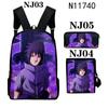 Mochila Fire Shadow nueva mochila transfronteriza traje de tres piezas caricatura moda hombres y mujeres estilo callejero universitario