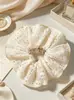 Direto do fabricante: Elásticos de cabelo da moda, simples, florais, doces, estilo coreano, para meninas