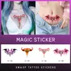 2525 Nuevas Calcomanías de Tatuaje de Sucubus Coloridas para el Pecho y Partes Privadas de Mujer, Atractivas Calcomanías de Tatuaje Divertidas para Parejas Que Duran en la Piel
