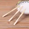 Pinchos de Fruta, Tenedores Desechables de Bambú para Fruta, Tenedores para Snacks y Pasteles, Tenedores de Bambú para Fruta, Ecológicos y Biodegradables