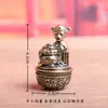 Mono de la Fortuna de Latón Puro Creativo Mono del Zodiaco Mono de la Suerte Adorno Artesanal Decorativo Vintage para Escritorio Mascota de Té