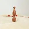 Sándalo Morado Pequeño Loto Masajeador de Ojos Cuerno Palo de Masaje Facial para Estirar Tendones y Puntos de Acupuntura Cuidado de la Piel para Mujeres