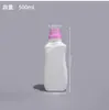 Productos de botellas de plástico nuevas de 600 ml al por mayor, Botellas con forma especial para Solución Nutritiva de Fertilizante, Botellas de Detergente para Ropa de 500 ml