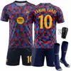 2627 Camisa Pedri Barcelona pré-jogo treino uniforme de futebol número 10 Yamal Messi conjunto