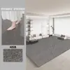 Tapete Imitação de Sisal para Sala de Estar, Sofá e Mesa de Centro, Resistente a Manchas e Fácil de Manter, Estilo Minimalista, Preto, Luxo Leve, Tapete de Alta Qualidade
