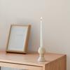 Candelabro de cerámica nórdico con diseño de vela, accesorio para cenas, candelabro romántico, decoración para mesa de hogar y escritorio, adornos