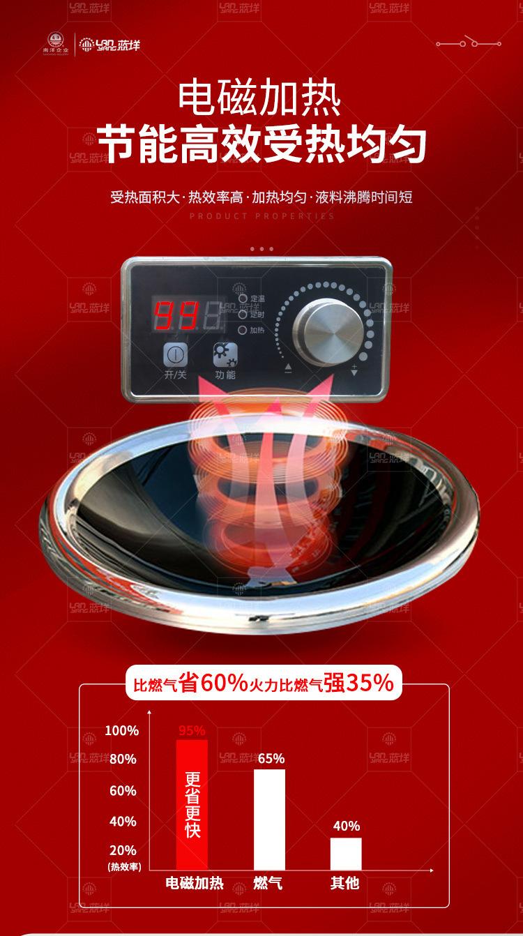 南洋夹层锅——电磁加热蒸煮锅w_04