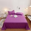 Sábana de color sólido individual Cuatro Estaciones dormitorio de estudiantes individual niños 1.5m algodón lavado engrosado edredón doble funda de almohada individual