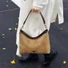 Bolso Hobo de Moda de Gama Alta para Mujer 2025 Nuevo Elegante Versátil Gran Capacidad Bloqueo de Color Bolso de Hombro Cruzado