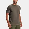 Camiseta de Manga Corta de Seda Helada Transpirable Fina para Hombre, Amigable con la Piel, para Verano, Secado Rápido, Cruzada, Color Piel, Ropa Deportiva para Fitness, Dropshipping