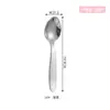 Cuchillo y tenedor cuchara para niños acero inoxidable 304 cuchara vajilla de jardín de infantes cuchara para alimentar comida complementaria de bebé cuchara de postre tenedor