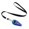 Clicker de Treinamento para Pets Novo Clicker Duas Cores Dois em Um + Apito Apito para Treinamento de Cães Clicker Duas Cores com Cordão