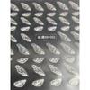 Pegatinas de Alas de Mariposa para Uñas 5D Mariposa en Relieve Coloridas Tridimensionales Adhesivas Decoraciones para Uñas Decoraciones de Uñas con Purpurina
