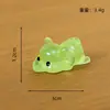 Paisagem em Miniatura Desenho Animado Fofo Elefante Bebê Luminoso Decoração de Mesa para Casa Decoração Criativa para Painel de Carro Artesanato em Resina