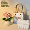 Regalo de cumpleaños para niñas para regalar a mejores amigas, ramo de girasoles para el Festival Qixi, pequeño adorno de coche, decoración de escritorio para el Día del Maestro