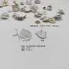 Directo del fabricante: Accesorios de joyería de aleación en forma de corazón con incrustaciones de diamantes Xili Mimi, incluyendo botones decorativos con base