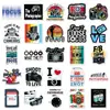 50 piezas de pegatinas para fotógrafos, herramientas creativas de cámara, graffiti, planificador transfronterizo, guitarra, pegatinas decorativas para refrigerador