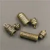 Latón Puro Colgante Tubo Mantra de Seis Caracteres Sutra del Corazón del Tíbet Flor de Loto Guanyin Colgante Llavero de Coche Colgante de Protección Corporal