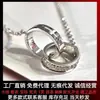 Collar Pulsera Burbuja OVNI V Oro Diamante Único Precisión CNC Estilo Cartier Oro Grueso 18K Sin Desvanecimiento Regalo para Novia o Pareja