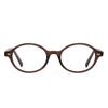 Óculos Falsos Estilo Similar Cor Tartaruga Nerd Armação Pequena Oval Pode Ser Equipada com Lentes de Prescrição Goay
