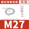 Arandelas de Resorte Galvanizadas Directamente del Fabricante, Arandelas Elásticas de Resorte, Estándares Nacionales y Japoneses, Arandelas de Resorte de Alta Resistencia M2M2.5M3M4-M36