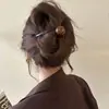 Para cabelos grossos, presilha banana, presilha garra elegante, presilha vertical, ferramenta para rabo de cavalo alto, estilo doce, presilha de cabelo grande, presilha torcida de bolinhas para mulheres
