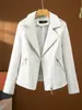Ropa de mujer de estilo europeo y americano transfronteriza, nuevo traje de otoño 2026 con solapa y chaqueta de piel de oveja, top de talla grande