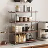 Estante de Almacenamiento Estilo Vintage Más Vendido en el Extranjero Estante Multicapa Ajustable para Ollas Estante para Tazas de Té Estante para Condimentos de Escritorio