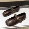 Zapatos Planos de Mujer Estilo Chanel Temporada Primavera y Otoño 2026 Mocasines de Correa Única Zapatos Cómodos para Mamá Zapatos de Maternidad Venta al por Mayor