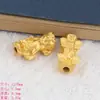 Acessórios de joias ouro areia liga galvanoplastia pulseira da sorte ouro areia antiga cocar com contas acessórios de joias diy