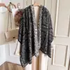 Bufanda Nueva de Piel Sintética de Visón con Tacto Súper Suave, Diseño Jacquard Paisley, Moderna y Versátil para Mujer, Chal Atmosférico Estilo Xinjiang