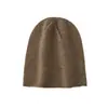 Cachemira de Primera Línea Otoño/Invierno 2026 Nuevo Suéter Unisex Cálido para Exteriores Color Sólido Tejido Casual Gorro para la Cabeza