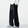 Jeans Primavera y Otoño para Hombre Estilo Retro Americano Versátiles Pantalones Rectos Pantalones de Diseño Avanzado Marca de Moda Pierna Ancha Sueltos