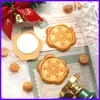 Nuevas Pegatinas de Sello de Cera Navideñas Copo de Nieve Pequeñas Etiquetas de Cera Pegatinas para Sellar Sobres Pegatinas de Cera Al por Mayor del Fabricante